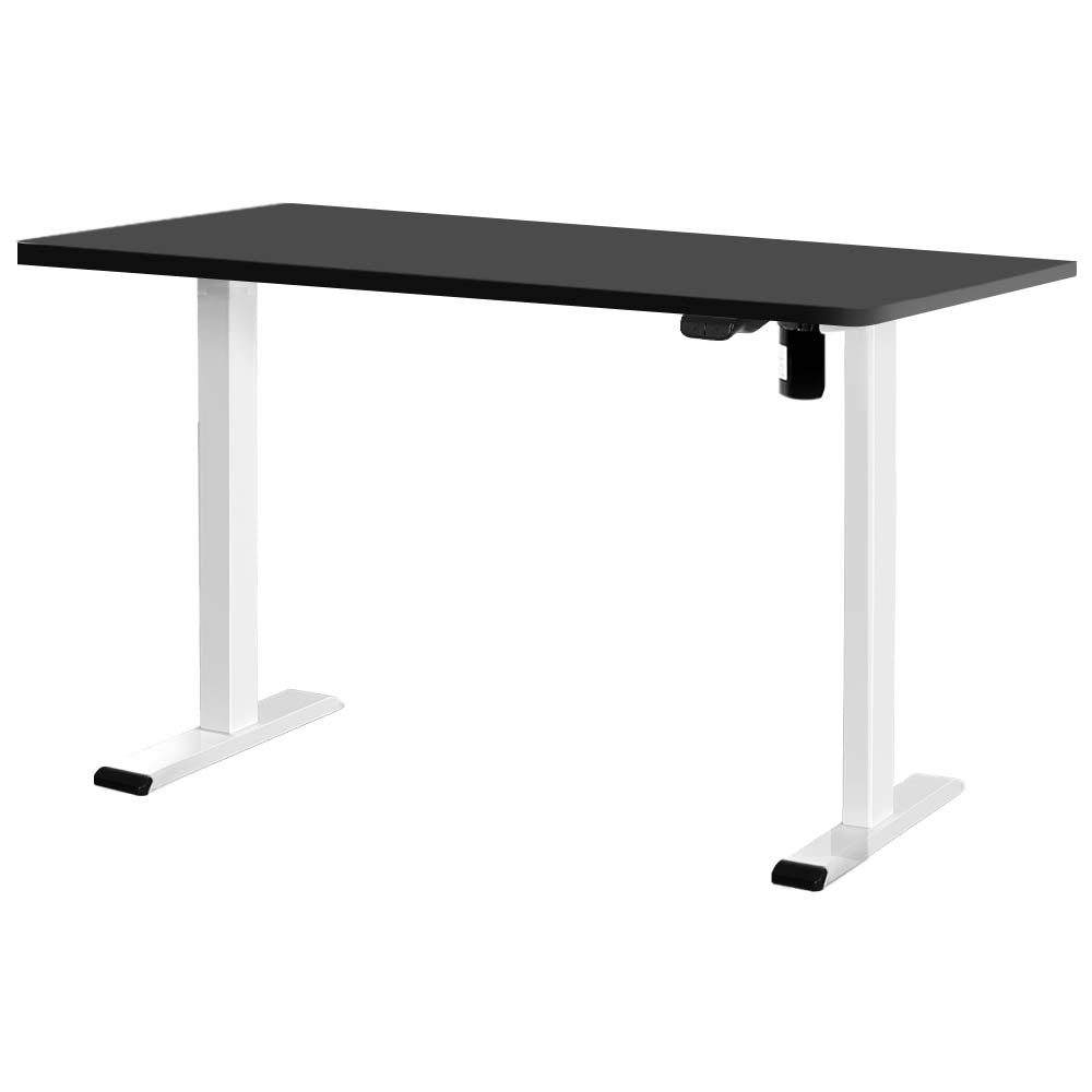 Artiss Electric Standing Desk Motorised Adjustable Sit Stand Desks White Black Artiss