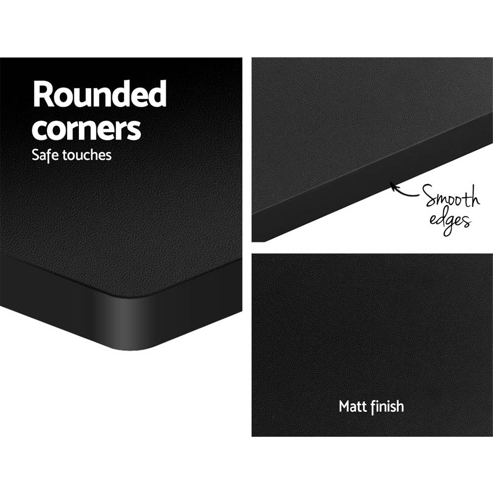 Artiss Electric Standing Desk Motorised Adjustable Sit Stand Desks White Black Artiss