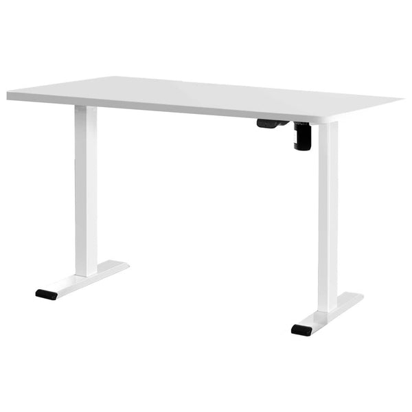 Artiss Electric Standing Desk Motorised Adjustable Sit Stand Desks White Artiss