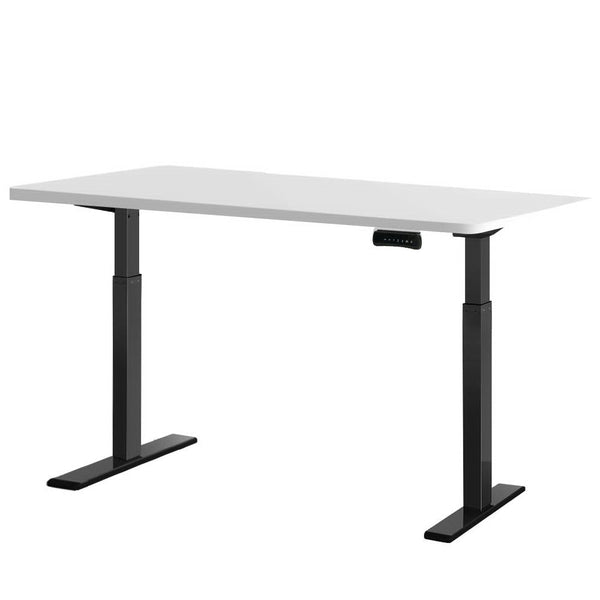 Artiss Standing Desk Electric Height Adjustable Sit Stand Desks Black White Artiss