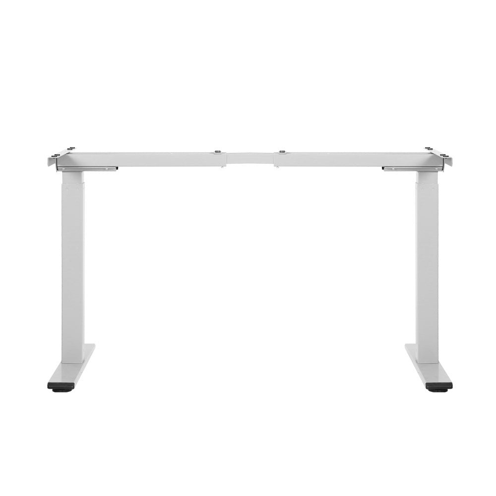 Artiss Standing Desk Sit Stand Motorised Adjustable Frame Only White Dual Motor Artiss