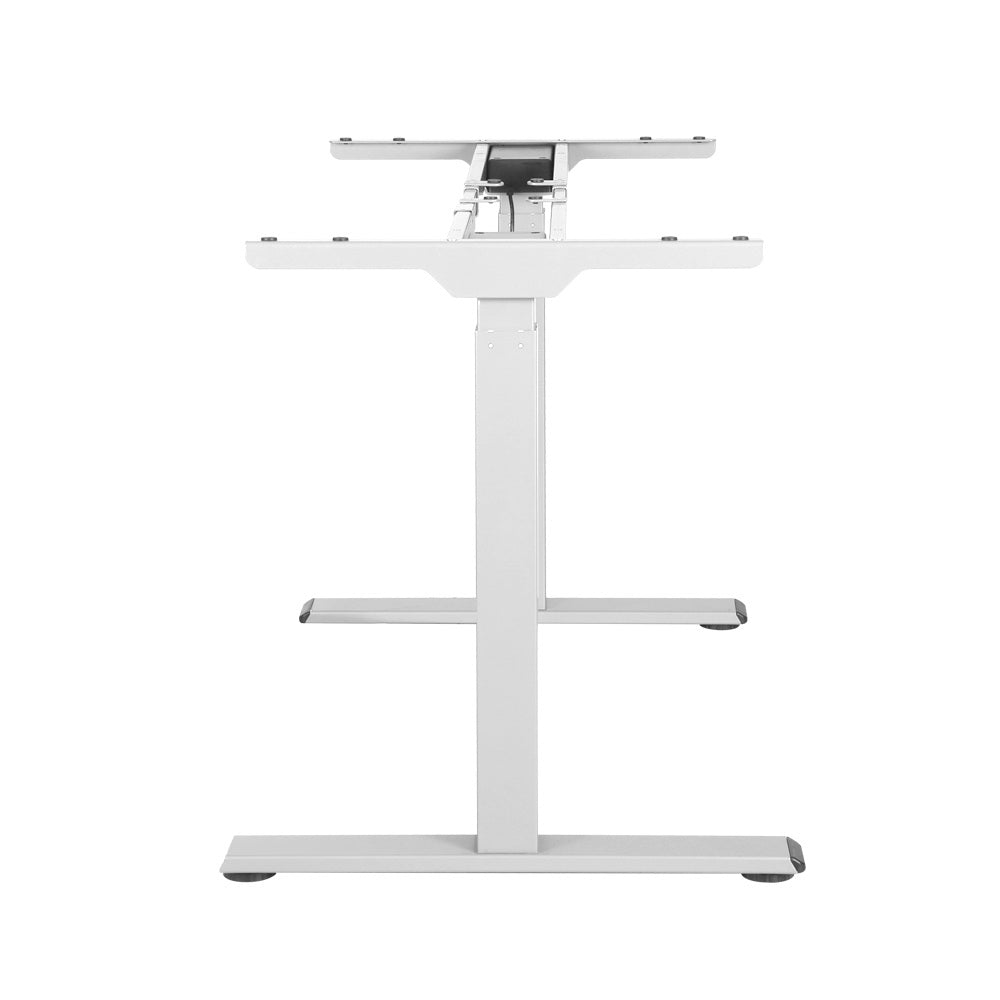 Artiss Standing Desk Sit Stand Motorised Adjustable Frame Only White Dual Motor Artiss