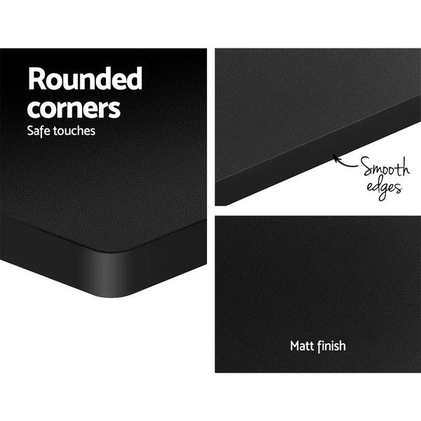 Artiss Standing Desk Electric Height Adjustable Sit Stand Desks White Black Artiss