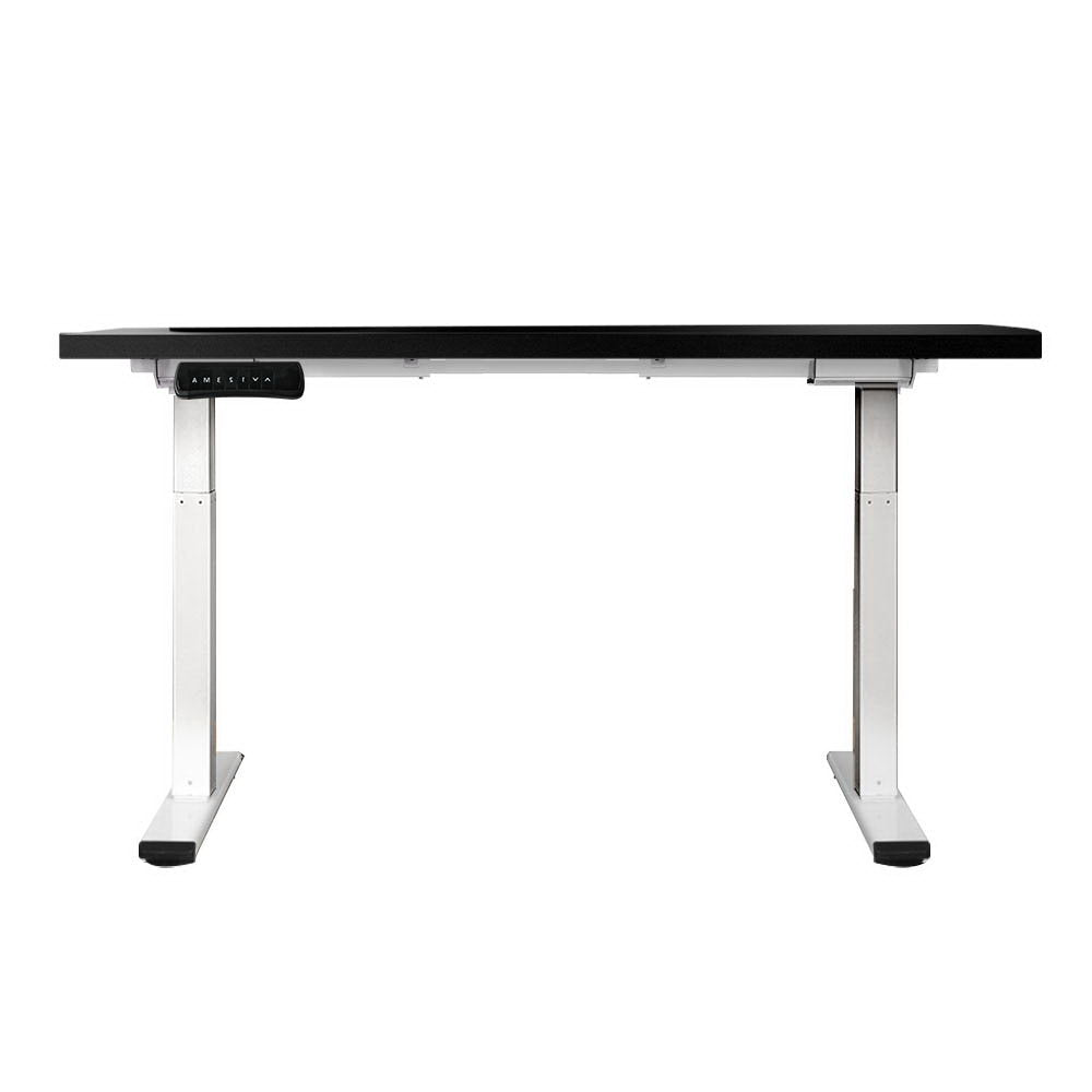 Artiss Standing Desk Electric Adjustable Sit Stand Desks White Black 140cm Artiss