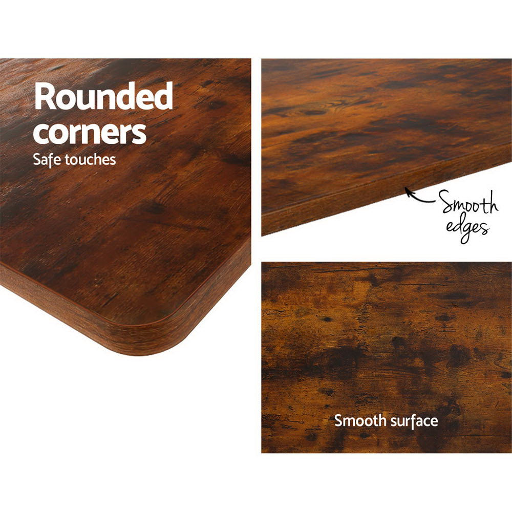 Artiss Standing Desk Electric Adjustable Sit Stand Desks White Brown 140cm Artiss