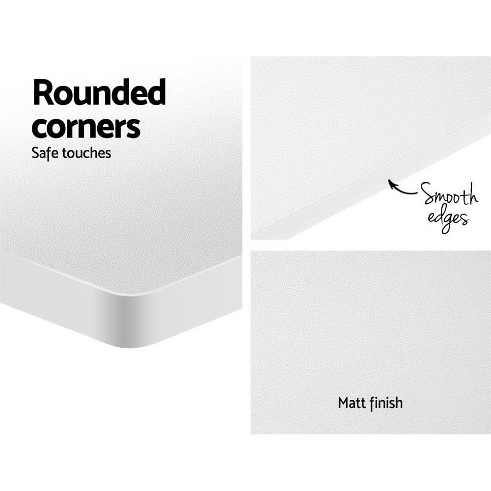 Artiss Standing Desk Electric Height Adjustable Sit Stand Desks Table White Artiss