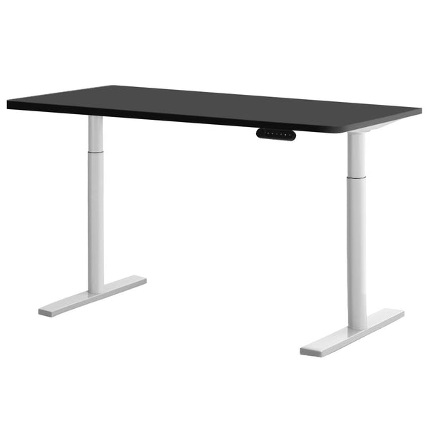 Artiss Electric Standing Desk Adjustable Sit Stand Desks White Black 140cm Artiss