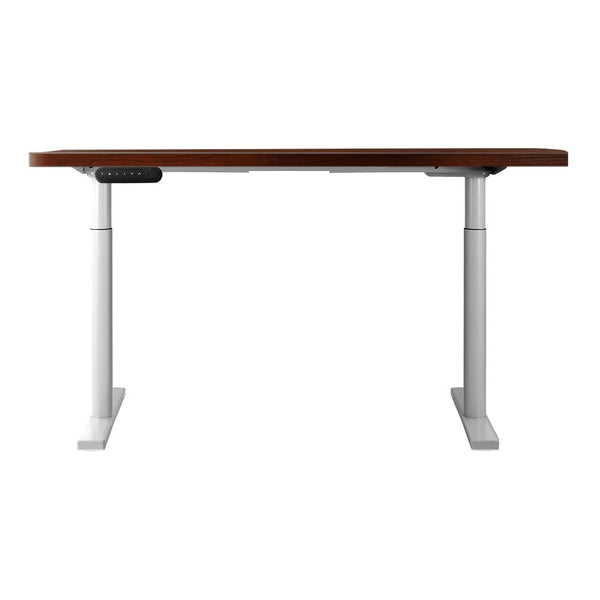 Artiss Electric Standing Desk Height Adjustable Sit Stand Desks White Walnut Artiss