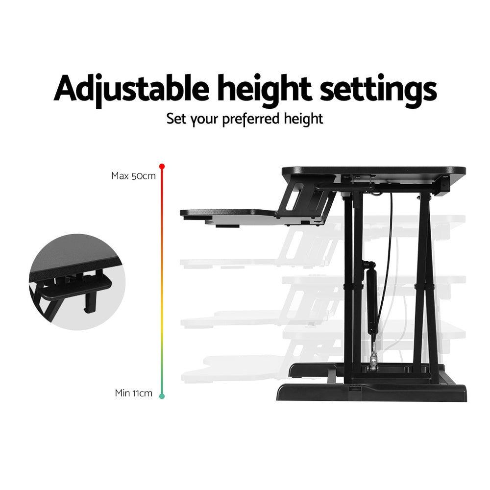 Artiss Standing Desk Riser Height Adjustable Sit Stand Computer Laptop Desktop Artiss