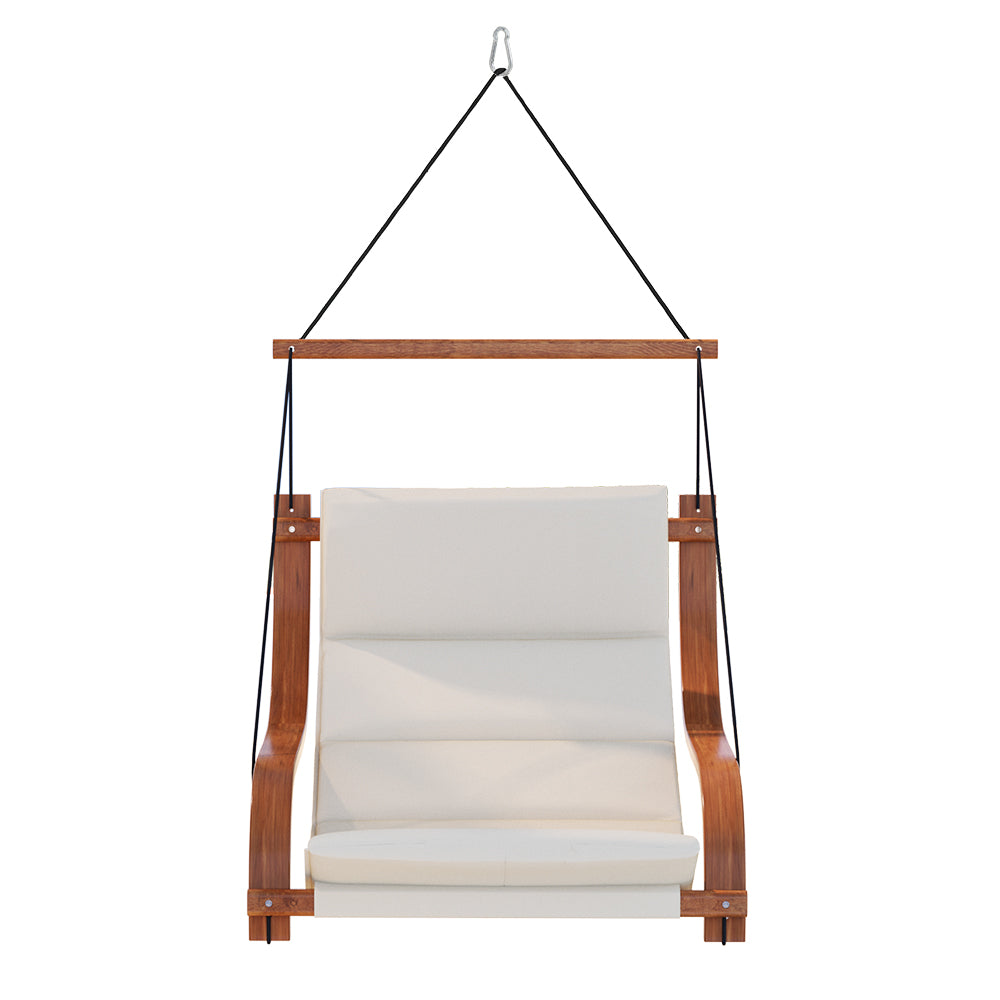 Gardeon Wooden Hammock Chair Hanging Chair Indoor Outdoor Garden Patio Furniture Gardeon