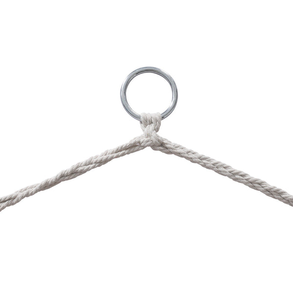 Gardeon Hammock Chair Outdoor Hanging Chair Camping Mesh Indoor Hammocks Cream Gardeon