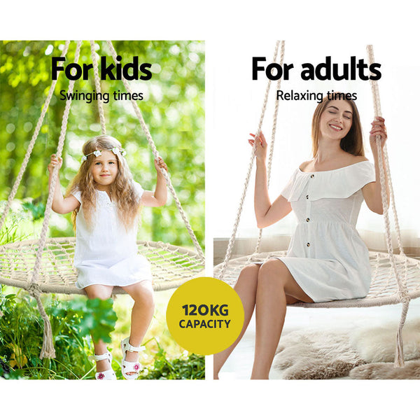 Keezi Kids Nest Swing Hammock Chair Keezi