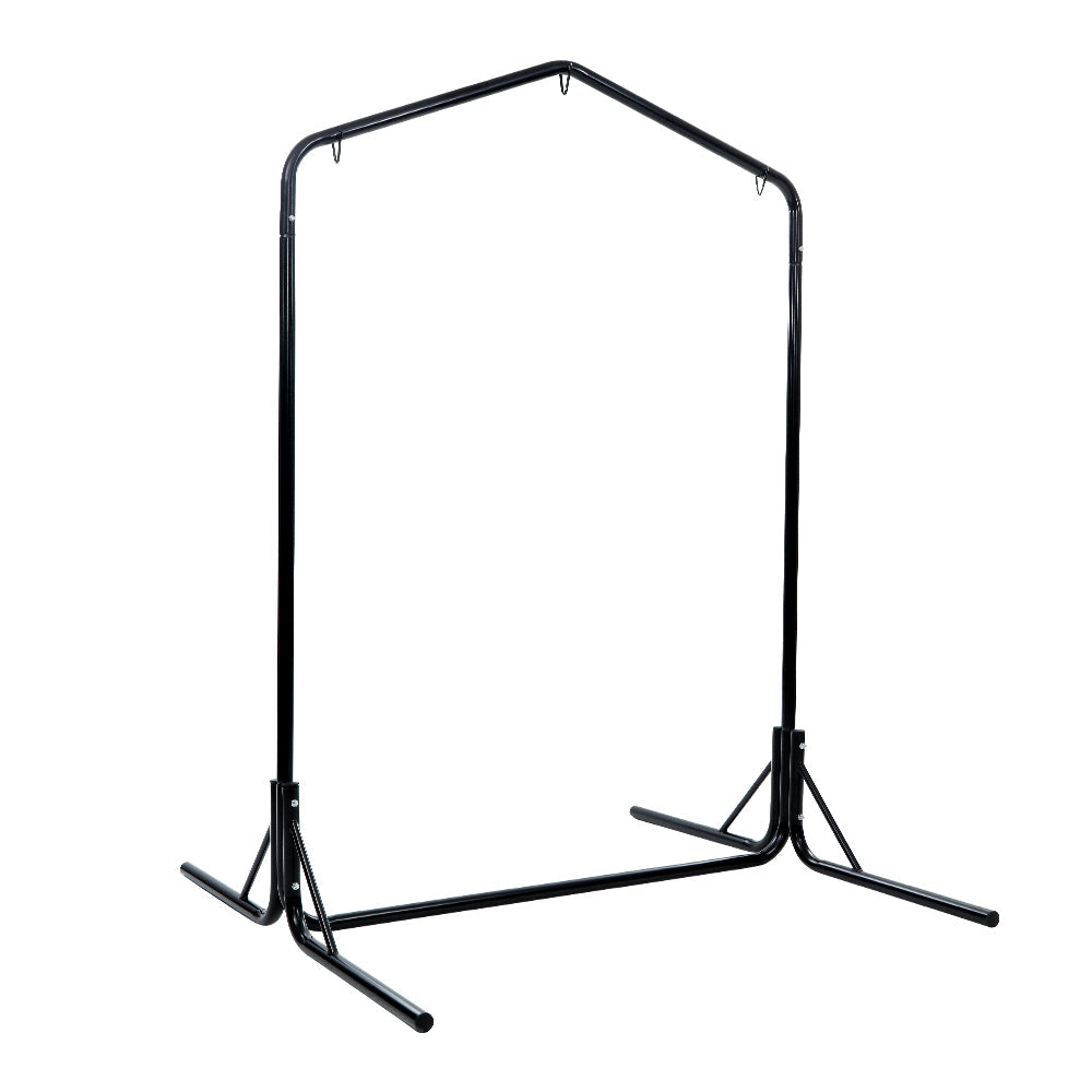 Gardeon Double Hammock Chair Stand Steel Frame 2 Person Outdoor Heavy Duty 200KG Gardeon