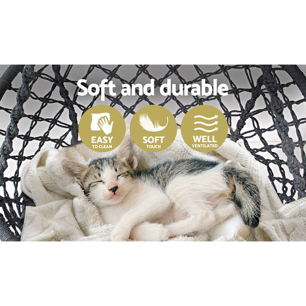 Gardeon Hammock Swing Chair - Grey Gardeon