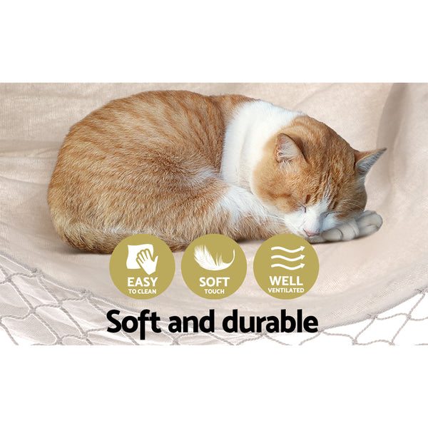 Gardeon Hammock Swing Chair - Cream freeshipping - Awezingly