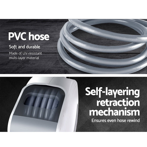 Giantz Air Hose Reel 10m Retractable Rewind Swivel Wall Mount Compressor Garage Giantz