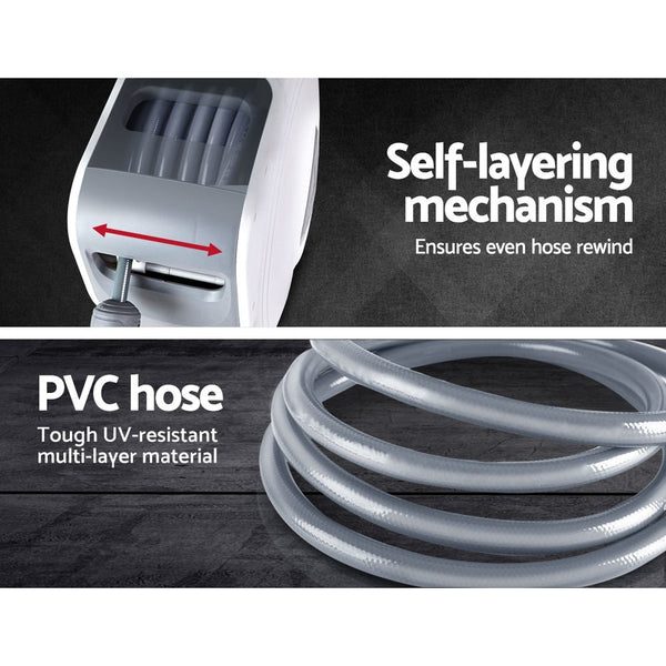 Giantz Air Hose Reel 20m Retractable Rewind Swivel Wall Mount Compressor Garage Giantz