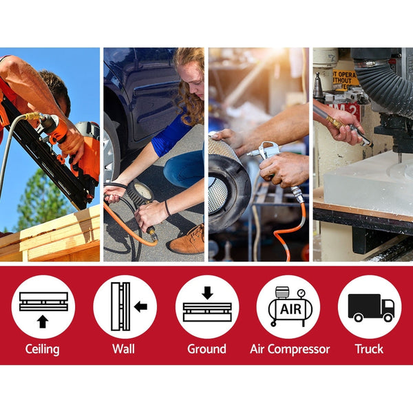 Giantz Air Hose Reel 20m Retractable Rewind Swivel Wall Mount Compressor Garage Giantz