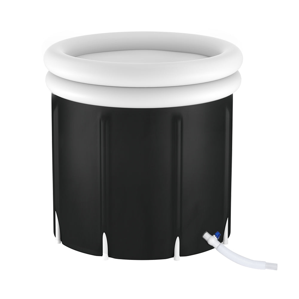 Portable Ice Bath Tub 80X80CM Inflatable Folding Bathtub Spa Massage Does not apply