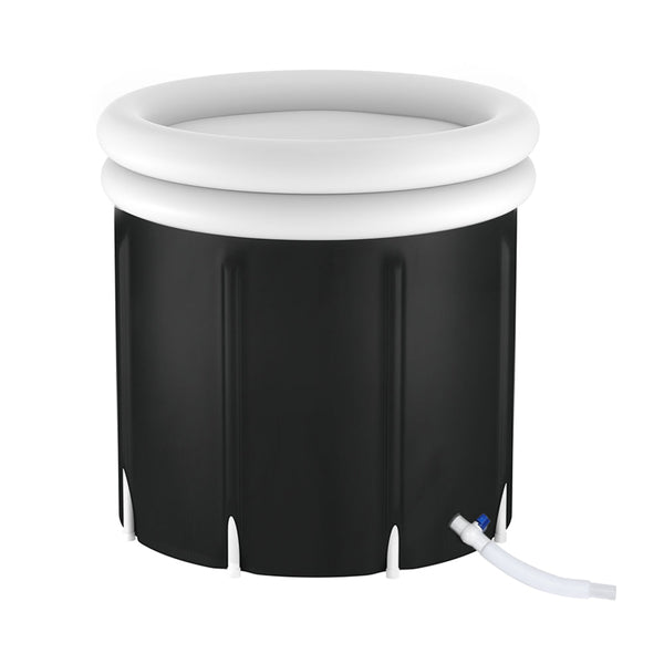 Portable Ice Bath Tub 80X80CM Inflatable Folding Bathtub Spa Massage Does not apply