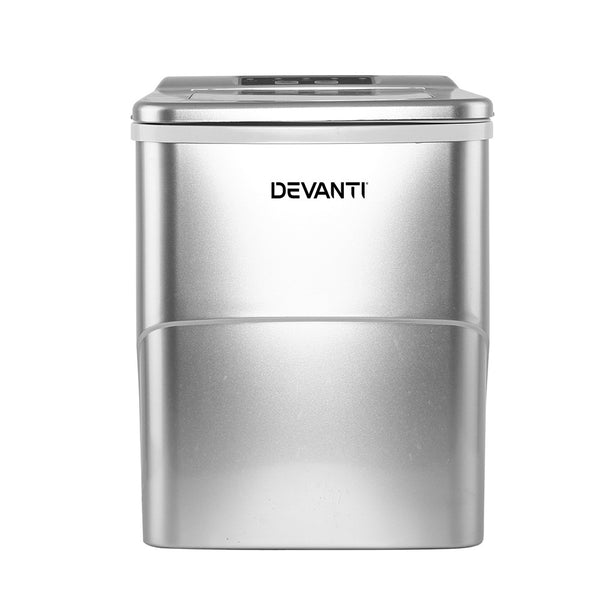 Devanti Portable Ice Cube Maker - Silver freeshipping - Awezingly