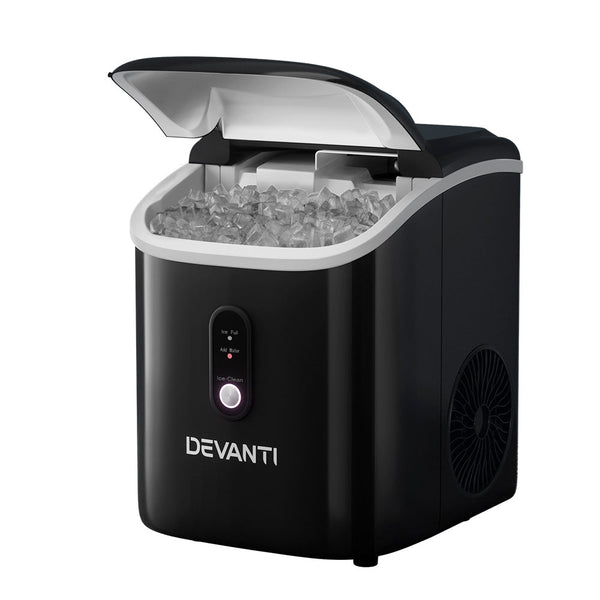 Devanti Portable Ice Maker Machine Nuggetc Ice Cube 15kg Bar Countertop Devanti