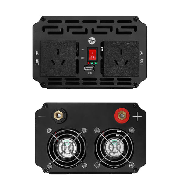 Giantz Power Inverter 1000W or 2000W Pure Sine Wave 12V-240V Camping Boat Caravan Giantz