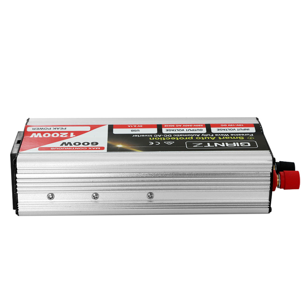 Giantz 600W Puresine Wave DC-AC Power Inverter Giantz