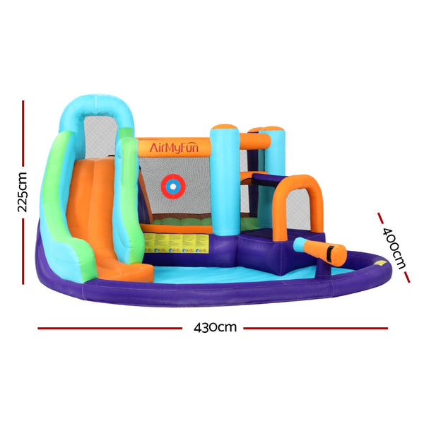 AirMyFun Inflatable Water Slide Kids Jumping Castle Splash Toy Outdoor Park AirMyFun