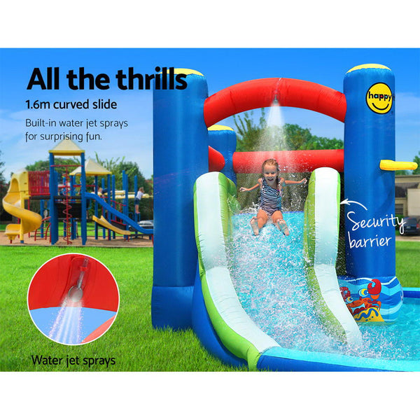 Happy Hop Inflatable Water Jumping Castle Bouncer Kid Toy Windsor Slide Splash Bestway