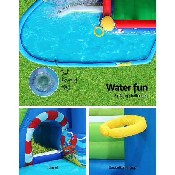 Happy Hop Inflatable Water Jumping Castle Bouncer Kid Toy Windsor Slide Splash Bestway