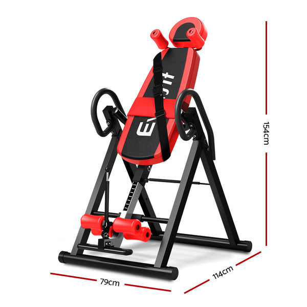 Everfit Inversion Table Gravity Stretcher Inverter Foldable Home Fitness Gym freeshipping - Awezingly