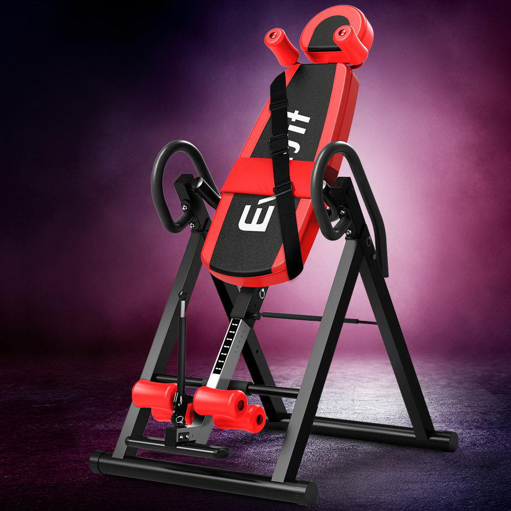 Everfit Inversion Table Gravity Stretcher Inverter Foldable Home Fitness Gym freeshipping - Awezingly