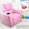 Keezi Luxury Kids Recliner Sofa Children Lounge Chair PU Couch Armchair Pink
