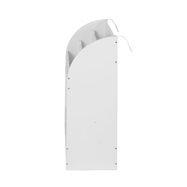 Keezi Kids Bookshelf Children Toy Storage Magazine Rack Organiser Bookcase White Keezi