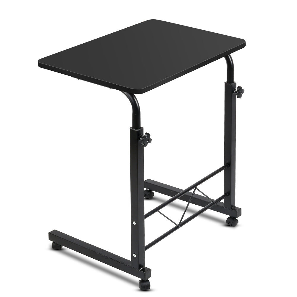 Portable Adjustable Wooden Latpop Stand - Black freeshipping - Awezingly