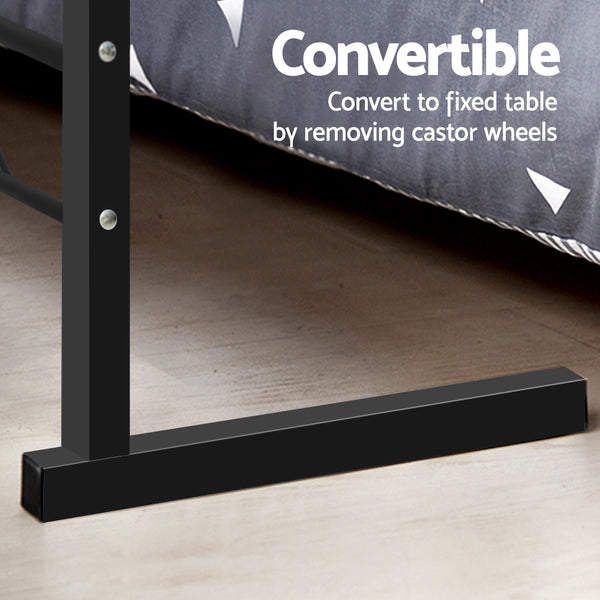 Portable Adjustable Wooden Latpop Stand - Dark Wood freeshipping - Awezingly