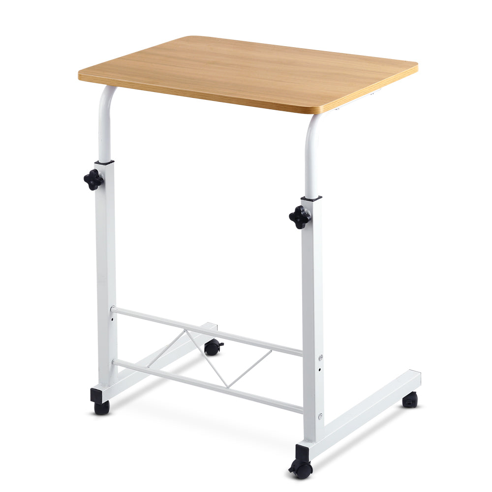 Portable Adjustable Wooden Laptop Stand - Light Wood freeshipping - Awezingly