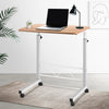 Portable Adjustable Wooden Laptop Stand - Light Wood