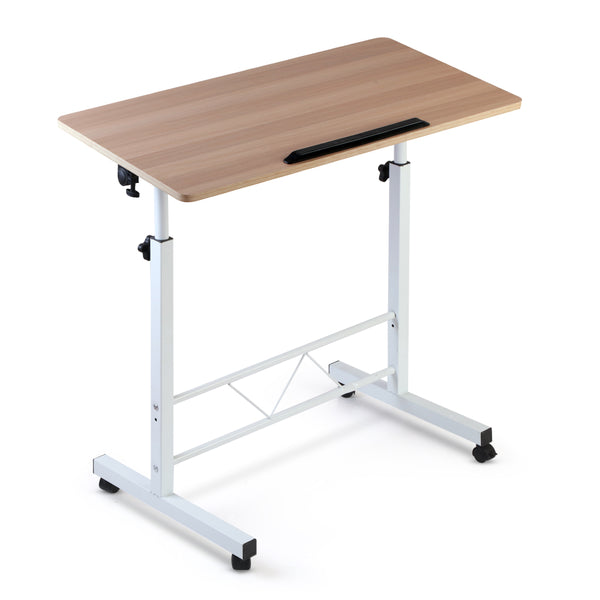 Portable Mobile Laptop Desk - Light Wood freeshipping - Awezingly