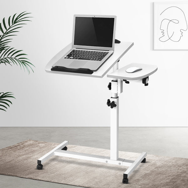 Adjustable Computer Stand with Cooler Fan - White freeshipping - Awezingly