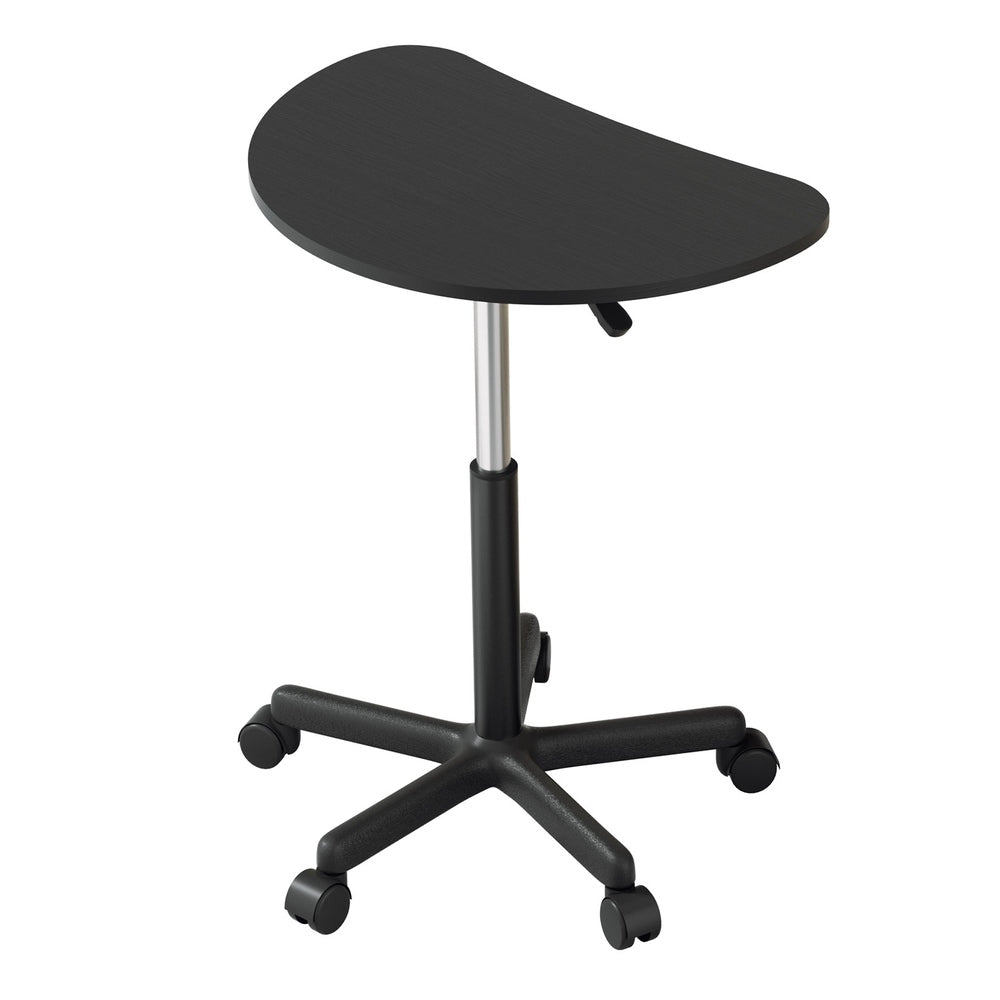 Artiss Laptop Desk Portable Height Adjustable Table Caster Wheels 60CM Black Artiss
