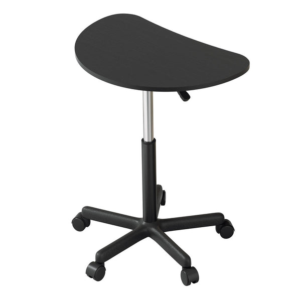 Artiss Laptop Desk Portable Height Adjustable Table Caster Wheels 60CM Black Artiss