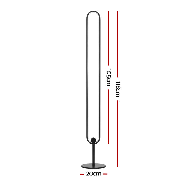 Artiss RGB LED Floor Lamp Colour Light Stand Corner Mordern Living Room 118CM Artiss