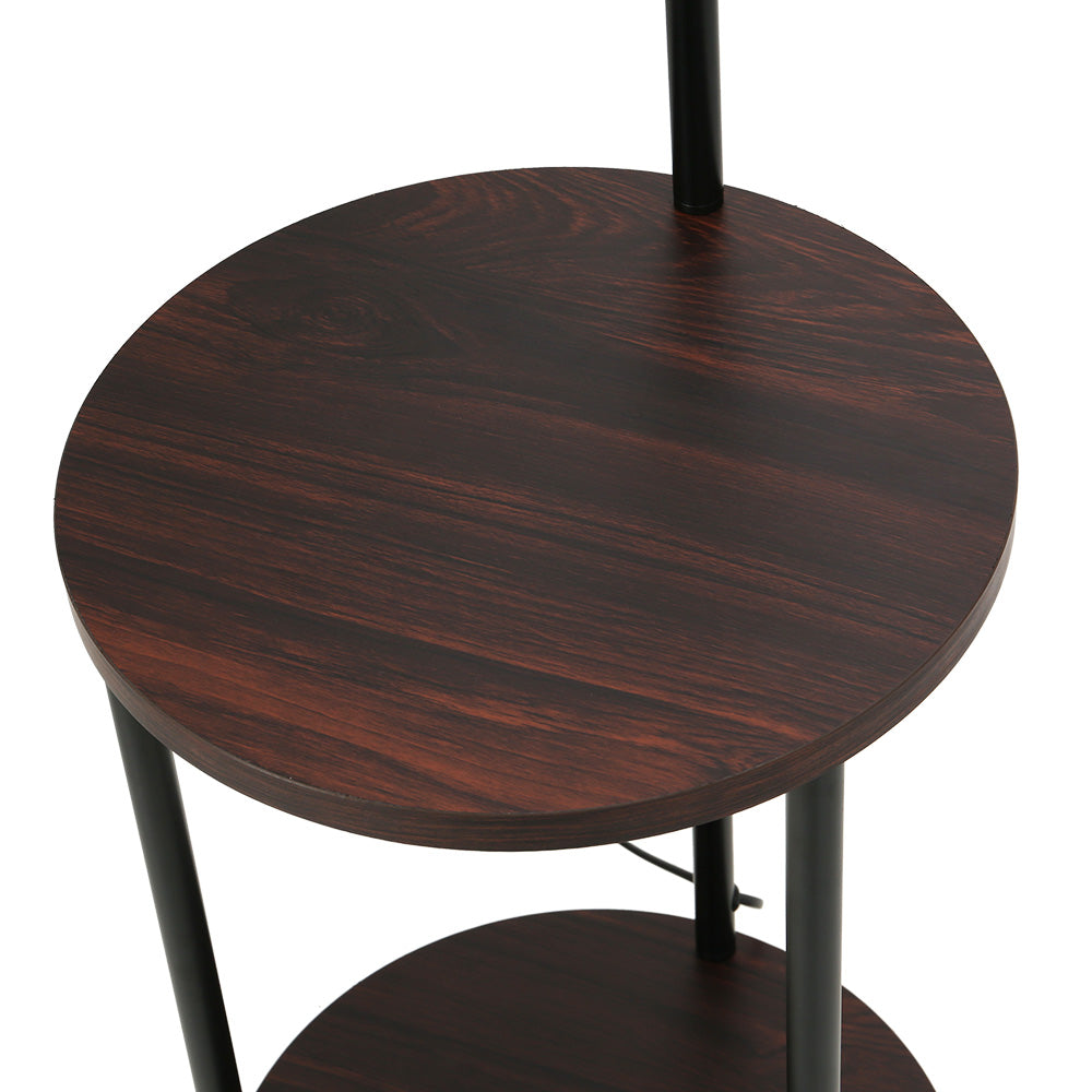 Artiss Floor Lamp Shelf Modern LED Storage Shelves Stand Living Room Light Artiss