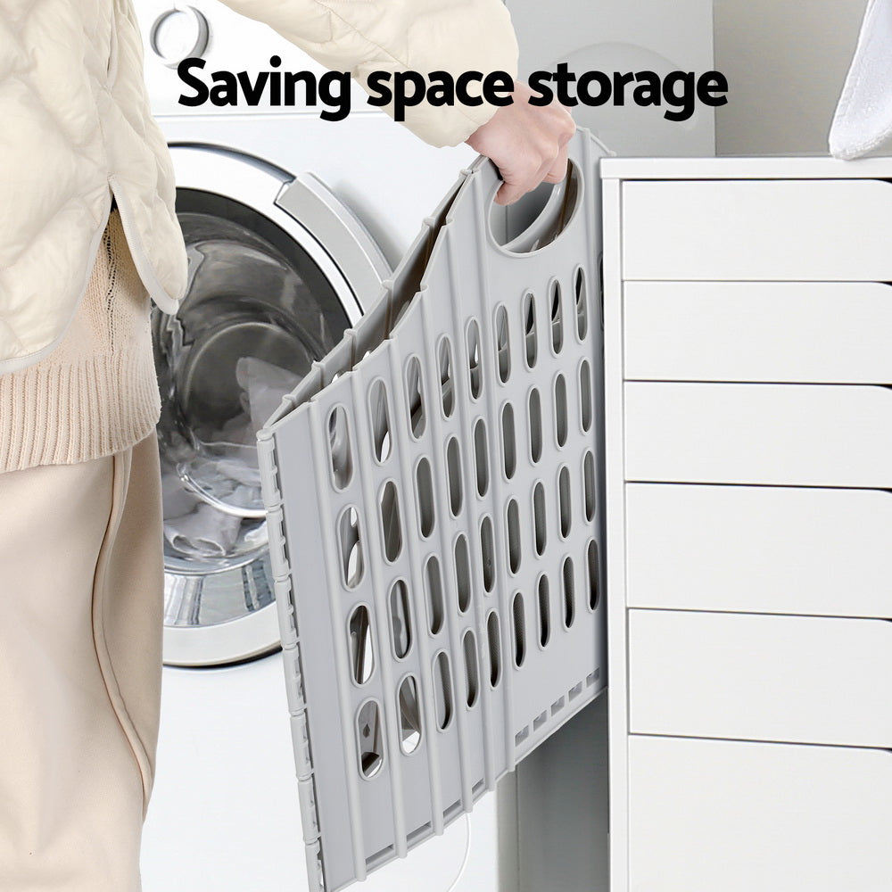 Artiss Laundry Basket Hamper Large Foldable Washing Clothes Storage Organiser Artiss