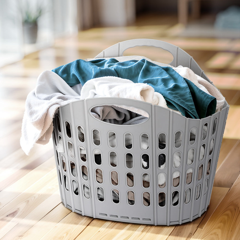 Artiss Laundry Basket Hamper Large Foldable Washing Clothes Storage Organiser Artiss