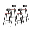 Artiss 4x Vintage Industrial Bar Stool Retro Barstools Dining Chairs Kitchen
