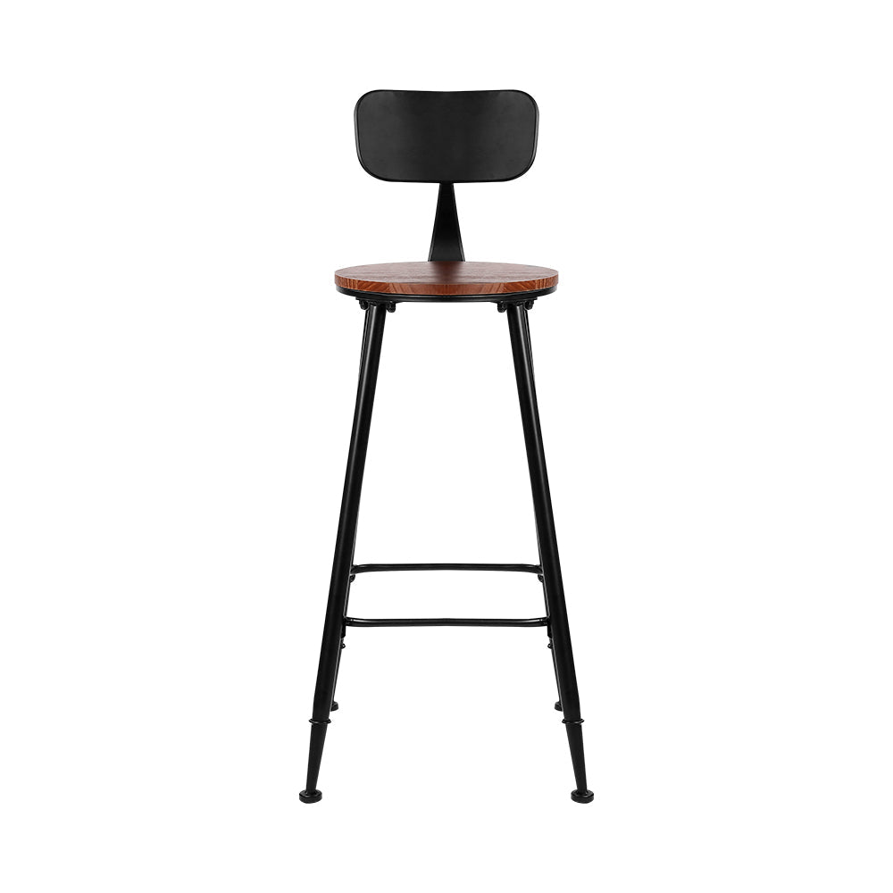 Artiss 4x Vintage Industrial Bar Stool Retro Barstools Dining Chairs Kitchen Artiss