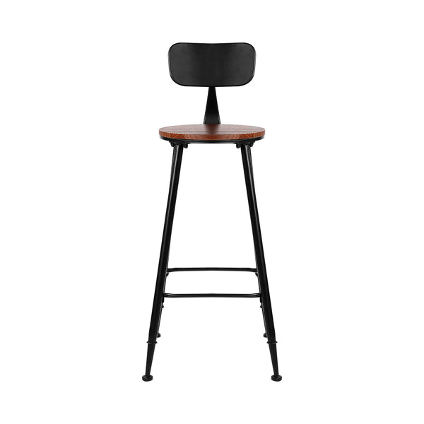 Artiss 4x Vintage Industrial Bar Stool Retro Barstools Dining Chairs Kitchen Artiss